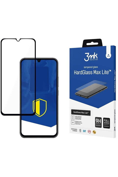 3MK Sticlă securizată pentru Samsung Galaxy A34 5G 9H seria HardGlass Lite