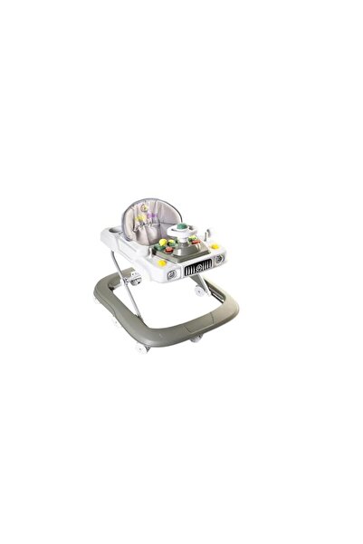 Rally Baby Walker With Car Dashboard Gray
