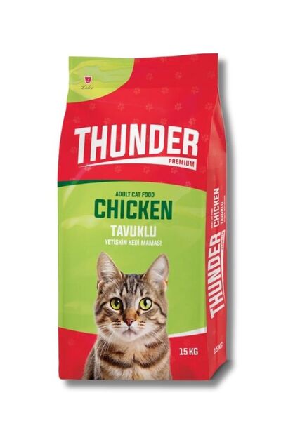 Thunder Yetişkin Tavuklu Kedi Maması 15 kg