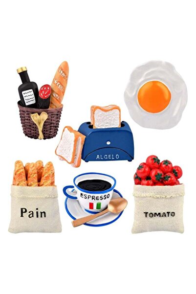 Arabest 6Pcs Food Magnets for Fridge Magnets, 3D Resin Cute Food Fridge Magne...