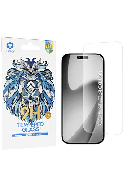 Lito Folie pentru iPhone 17 Air - Sticlă Clasică 2.5D - Transparentă