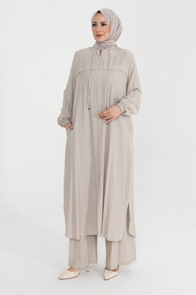 KADEEM Sanem Double Set Viscose Star Fabric Cream - 422606