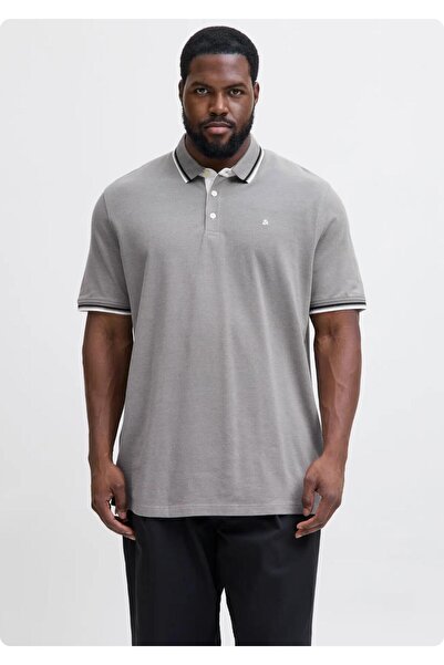Jack & Jones JACK&JONES 12143859 JJEPAULOS POLO YAKA NOOS BATTAL BUYUK BEDEN ...
