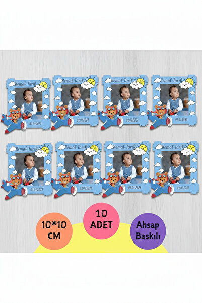 wonderlike Erkek Bebek-Çocuk Fotoğraf Baskılı Magnet 10 Adet