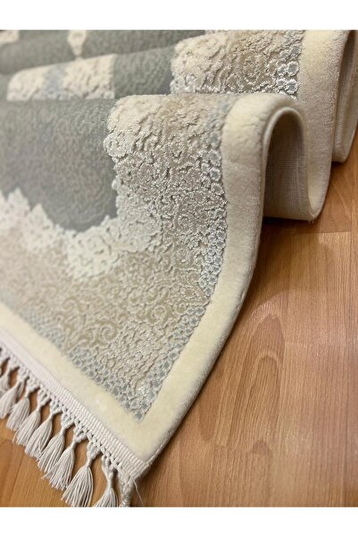 MEVLANA BAZAAR Üçlü Madalyon Motifli 100 x 300 Yün Yolluk