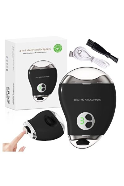 WDA Automatic Electric Nail Clippers with LED Light & Nail File, 3 Speeds LCD...