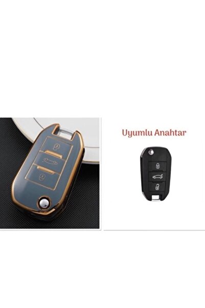 CİHAN GROUP For Peugeot 208 301 307 308 508 2008 3008 Partner Van Key Case Ru...