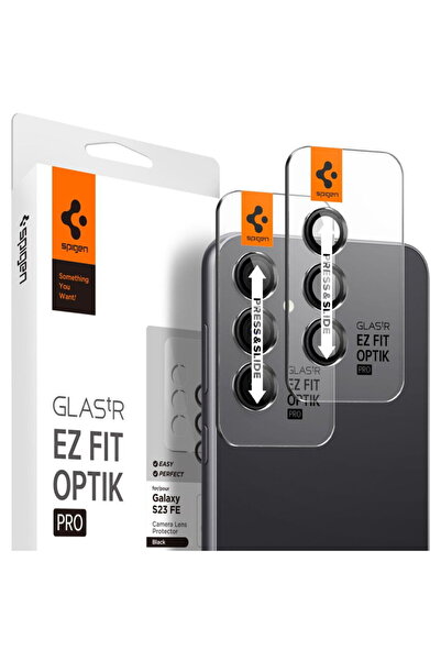 Spigen Folie Camera pentru Samsung Galaxy S23 FE (set 2) - Glas.tR Optik - Black