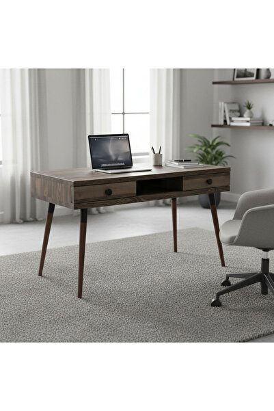 Mobenta Modest Desk | Masif Çalşıma & Laptop Masası, 2 Çekmece 1 Bölme - 120 ...