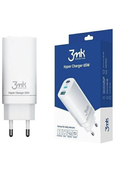 3MK Încărcător Hyper 1x USB-A 2x USB-C 5 A (5903108406147)