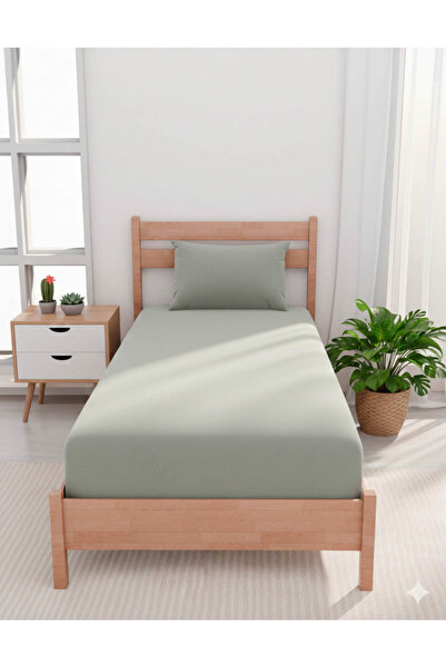 Apricitas HOME Single Bed Sheet Set Urban Sage 120X200 cm