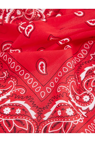 Koton Γυναικείο τετράγωνο σάλι Βαμβάκι σε Με έθνικ μοτίβο τεμάχια