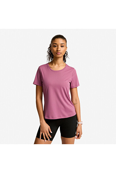 Domyos Women's Short Sleeve Sports T-Shirt - Purple