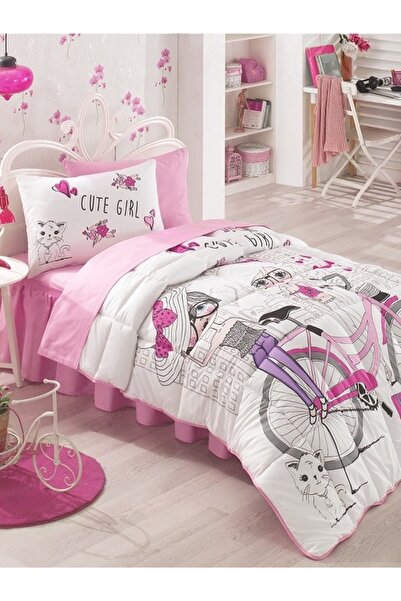 Kristal Tek Kişilik Ranforce Uyku Seti Cute Girls