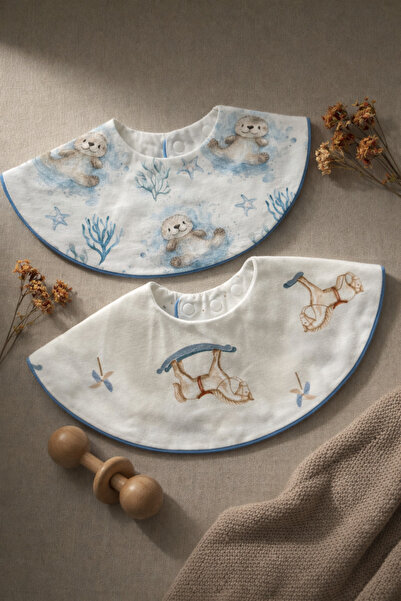 greenmoss Special Design Liquid-Proof 2-Piece Bib/Collar/Scarf