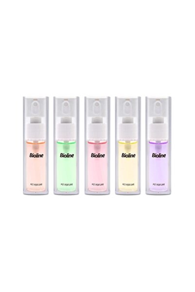 Bioline PARFUM PENTRU CAINI SI PISICI SET 15 BUC (3x5 AROME) SPRAY 9ML