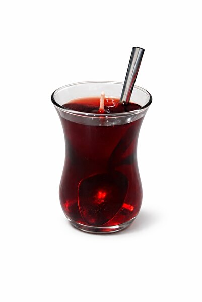 WAXERA %100 Doğal Jel Wax Bergamot Kokulu Çay Bardağı Mum – Dekoratif Bardak ...