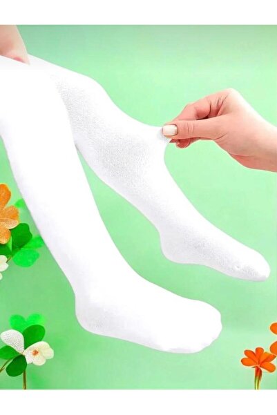 NACAR STORE Ciorapi școlari albi pentru fete de tranziție Ciorapi pentru spec...