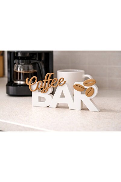 OEM Decorative statuette for the kitchen Coffee corner, text "Coffee BAR" wit...