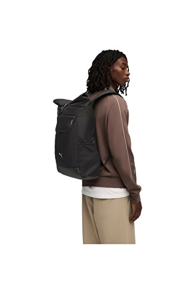 Puma Backpack tech Roll Top Backpack 26L, Black, Unisex