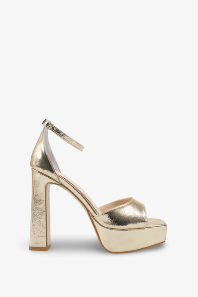 İNNABUTİKK Liette Women's Heeled Evening Dress Shoes - Gold