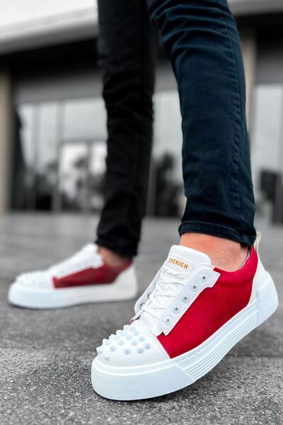 Mhoda Shoes RLX-169 Thorn Ανδρικά αθλητικά παπούτσια με κορδόνια CBT - Λευκό/...