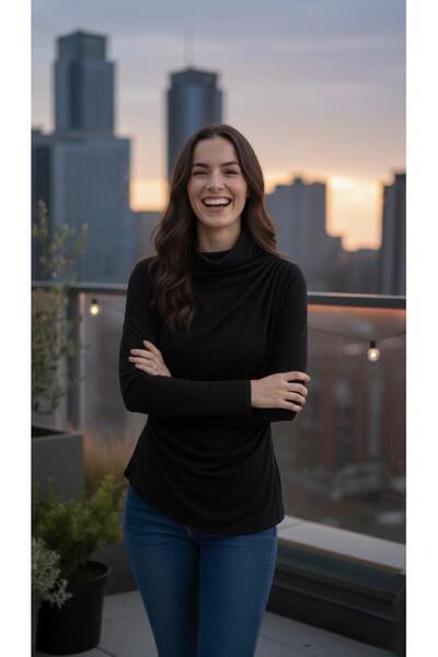 THEBEK Women's Fashion Body Badi Super Quality Black