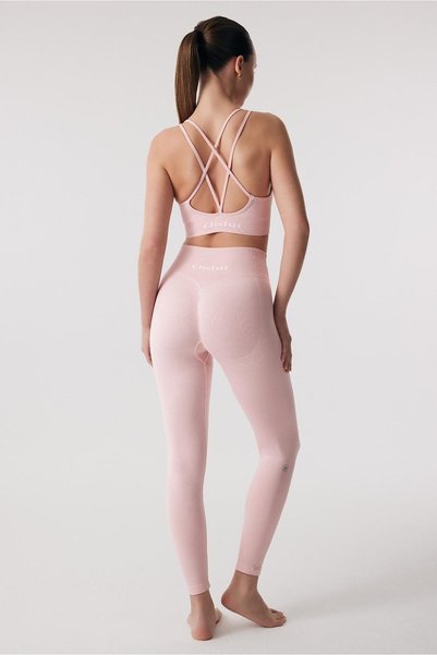 Oishii Rei Crossflow Bra Dusty Pink