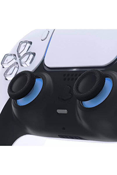 POPKONSOL 2 Adet PS5 Analog Topuz Mavi Başlık Playstation 5 Kol Tamir Yedek P...