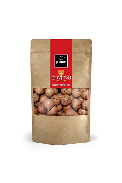 PINAR KURUYEMİŞ Kavrulmuş Kabuksuz Az Tuzlu Makademya Fındığı 500 Gr.