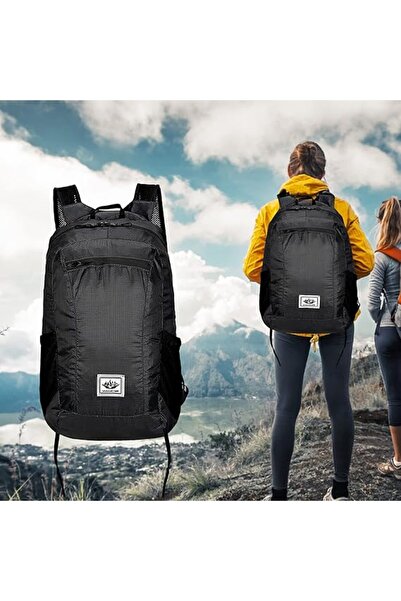 zola Foldable waterproof Backpack , 18 l capacity, made of nylon, storage bag...