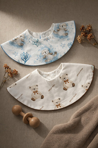 greenmoss Special Design Liquid-Proof Baby Bib/Collar/Scarf