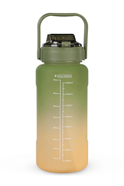 Vagonlife قارورة مع شفاطة 2000 مل - أخضر