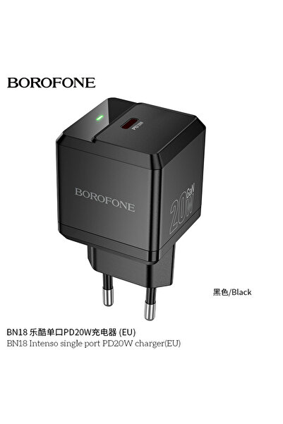 Borofone GAN Charger USB-C 20W BN18 Intenso