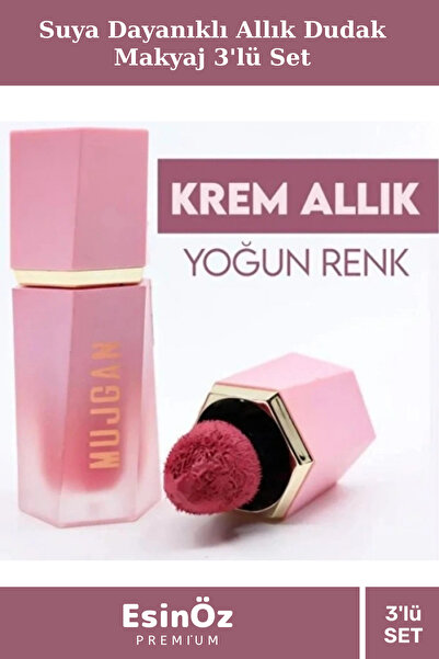 EsinÖz #Allık Suya Dayanıklı Yoğun Pigmentli Krem Allık Likit Blush Doğal Işı...