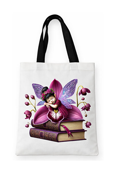 OEM Bag Tote Bag 40x36 cm – Orchid Flower Fairy