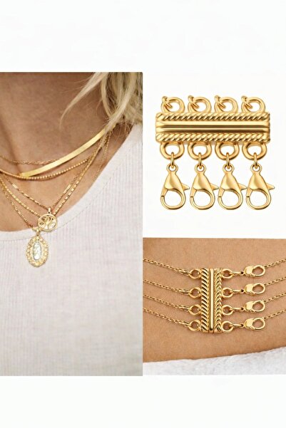GlassySKY (4 Pieces) Multiple Chain Necklace Separating Device - Device to Pr...