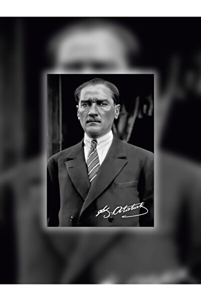 TUGO A4 Boyutunda Metal Atatürk Tablosu