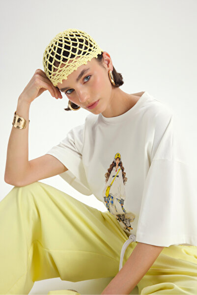 MAI STUDIOS CO. طقم بدلة رياضية تي شيرت أرليس أصفر