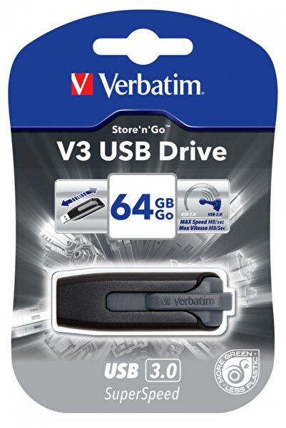 Verbatim V3, 64 GB, USB 3.0