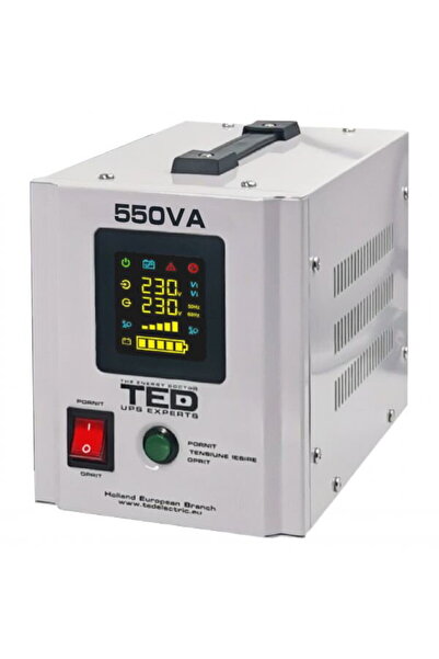TED Electric UPS 550VA/300W runtime extins utilizeaza un acumulator (neinclus...