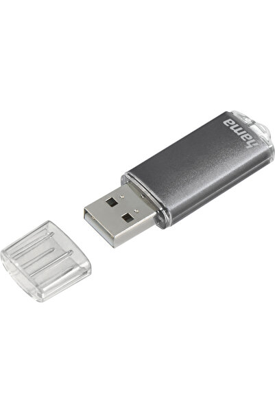 Hama "Laeta" USB Flash Drive USB 2.0 16 GB 10 MB/s Grey