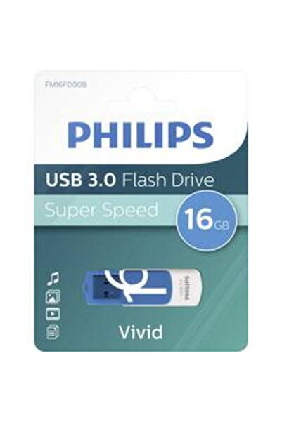 Philips FM16FD00B/00 USB 3.0 16GB Vivid Edition Ocean Blue