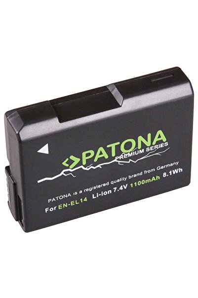 Patona Acumulator replace Premium EN-EL14 EN EL14 ENEL14 1100mAh pentru Nikon...