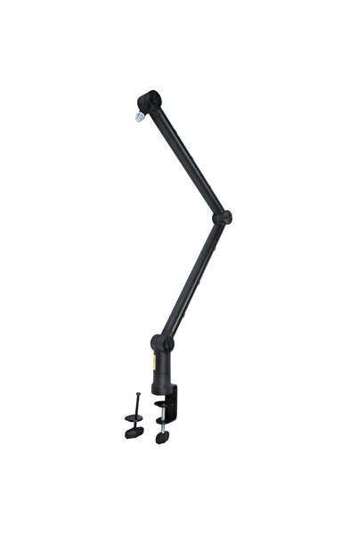 Other Pulse Boom-Arm microphone stand black with desk clamp MBA001