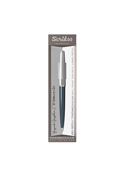Scrikss 78 قلم حبر جاف باللون الأزرق الداكن