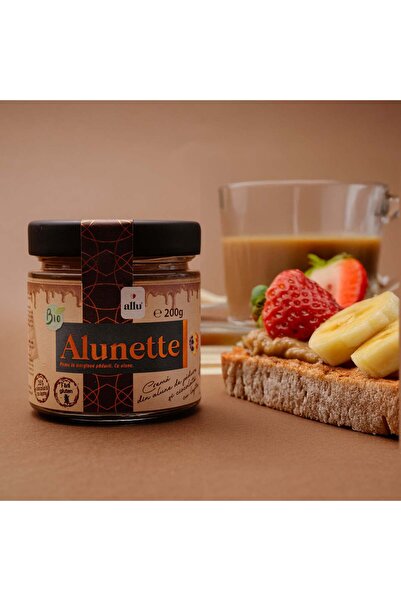 Allu Alunette - Hazelnut Cream with Milk Chocolate, 200 g, Organic