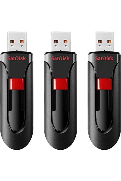 SanDisk Cruzer Glide, USB 2.0, 32 GBx3, Negru