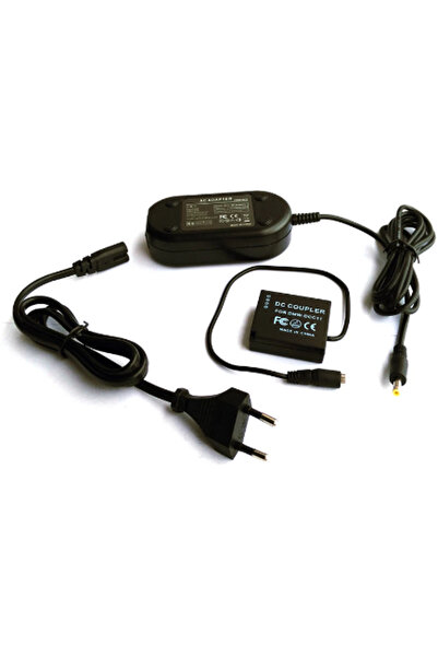Generic AC adapter DMW-AC8 + DMW-DCC11 pentru Panasonic replace DMW-BLG10, DM...