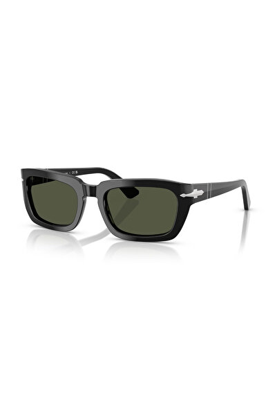 Persol نظارات شمسية PO 3367S 9531 54 للجنسين من نوع Pillow Black Bone